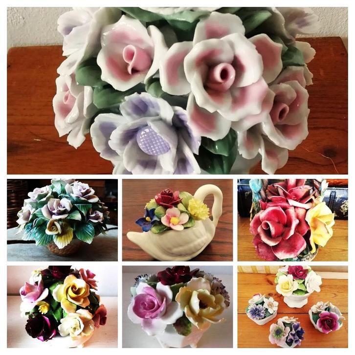 Bloemenmand porselein Royal doulton Coalport Healacraft etc, Antiek en Kunst, Curiosa en Brocante, Ophalen of Verzenden