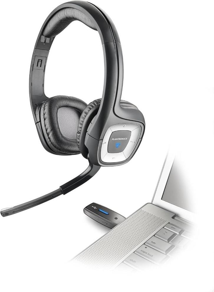 Plantronics .Audio 995 Wireless - Clear HD Sound Unleashed, Computers en Software, Headsets, Zo goed als nieuw, On-ear, Draadloos