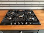 Smeg gasstel zwart, Ophalen, 60 cm of meer, Zo goed als nieuw, Inbouw