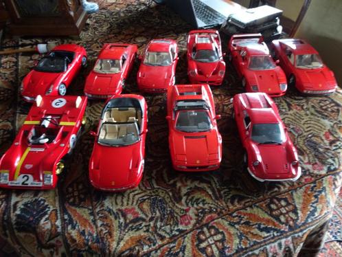 10X DIV FERRARI S 1:18 ALS NIEUW  EEN KOOP 150EURO, Hobby en Vrije tijd, Modelauto's | 1:18, Zo goed als nieuw, Auto, Overige merken