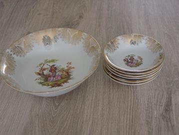 7-delige puddingschalen set Winterling Bavaria Germany beschikbaar voor biedingen