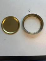 NIEUW! Potdeksels RvS goudkleurig 20 stuks €11,99, Ophalen of Verzenden, Nieuw, Rvs