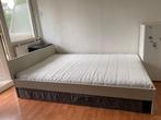 IKEA Bed Gursken 140x200 + Extra's, Huis en Inrichting, Slaapkamer | Bedden, Nieuw, 140 cm, Wit, Hout