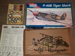 monogram 5209 p-40b tiger shark decals en onderdelen, Ophalen of Verzenden, Gebruikt, 1:72 tot 1:144, Overige merken