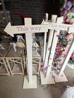 Wegwijzers bruiloft, Ophalen, Nieuw, Versiering, Geboorte of Huwelijk