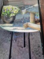 Glazen blad voor tuintafel, 85cm doorsnee, Ophalen, Gebruikt, Rond
