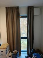 2x verduisterende gordijnen Hema antractiet, Ophalen, Zo goed als nieuw, Minder dan 50 cm, 200 cm of meer