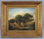 Thomas Heesakkers bos tafereel., Antiek en Kunst, Kunst | Schilderijen | Klassiek, Ophalen