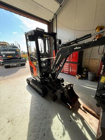 Te huur eurocomach 1.8 tonner minikraan binnendraaier beschikbaar voor biedingen