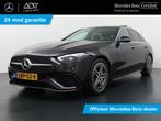 Mercedes-Benz C-klasse 180 AMG Line Panoramadak, stoelen met, Achterwielaandrijving, Euro 6, Zwart, Origineel Nederlands