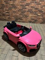 Audi TT Kinderauto - Roze, Ophalen of Verzenden, Zo goed als nieuw
