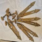 4x set Antieke monumentale klinken / herenhuis deurklinken, Antiek en Kunst, Ophalen of Verzenden