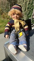 Vintage pop blond krullend haar 58 cm, Verzamelen, Poppen, Ophalen of Verzenden, Zo goed als nieuw