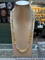 18KT Goud - 92.7 Gram - PLATTE MAGNUM - Ketting, Ophalen, Nieuw, Goud, Goud