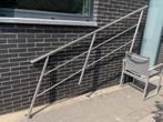RVS trap leuning, Doe-het-zelf en Verbouw, Ladders en Trappen, Ophalen, Zo goed als nieuw, Trap, 2 tot 4 meter