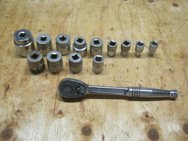 Belzer ratel + doppen  1/2, Auto diversen, Autogereedschap, Gebruikt, Ophalen of Verzenden