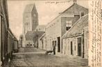 Stedum - Hoofdstraat, Verzamelen, Ansichtkaarten | Nederland, Ophalen of Verzenden, Voor 1920, Gelopen, Groningen