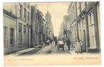 Schoonhoven - Koestraat met volk - Van Nooten topkaart, Verzamelen, Ansichtkaarten | Nederland, Verzenden, Voor 1920, Ongelopen