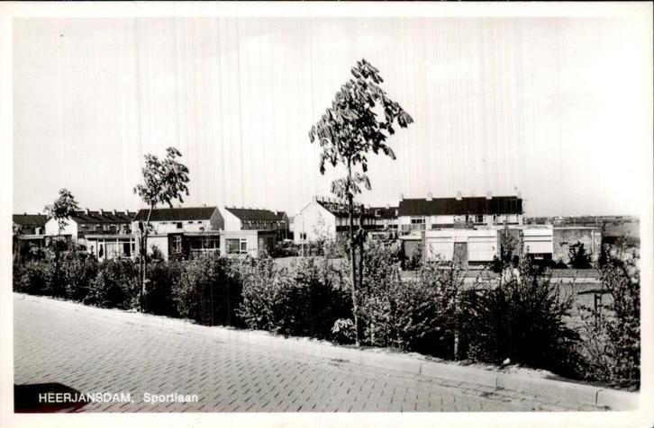 Heerjansdam - Sportlaan, Verzamelen, Ansichtkaarten | Nederland, Ongelopen, Zuid-Holland, Voor 1920, Ophalen of Verzenden