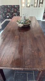 Eetkamertafel, Huis en Inrichting, Tafels | Eettafels, Ophalen, Gebruikt, 100 tot 150 cm, 200 cm of meer