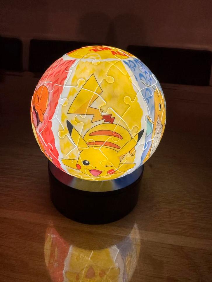 Pokémon Lamp - Sfeervolle kinderlamp, Huis en Inrichting, Lampen | Tafellampen, Zo goed als nieuw, Minder dan 50 cm, Kunststof