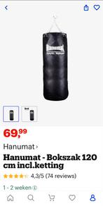 Hanumat Bokszak 120cm - Nieuwstaat!, Sport en Fitness, Ophalen, Zo goed als nieuw, Bokszak