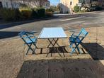 Inklapbare tuinset: tafel + 2 stoelen, Ophalen, Gebruikt, Kunststof