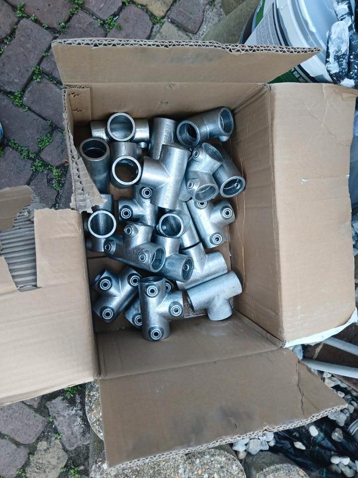 Nieuwe steigerbuis koppelingen B34, Doe-het-zelf en Verbouw, Buizen en Afvoer, Nieuw, Overige typen, Overige materialen, Minder dan 2 meter