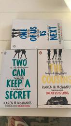 Karen M. McManus 3 boeken (goede staat), Ophalen of Verzenden, Zo goed als nieuw