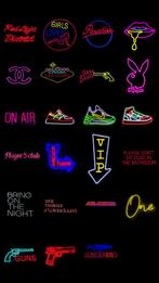 DIVERSE LED NEON SIGN, Verzamelen, Merken en Reclamevoorwerpen, Niet ingevuld, Lichtbak of (neon) lamp, Niet ingevuld, Nieuw