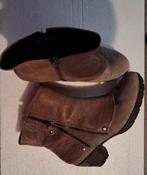 Bruine Enkellaarzen - Maat 38.5, Ophalen, Gedragen, Bruin, Lage of Enkellaarzen