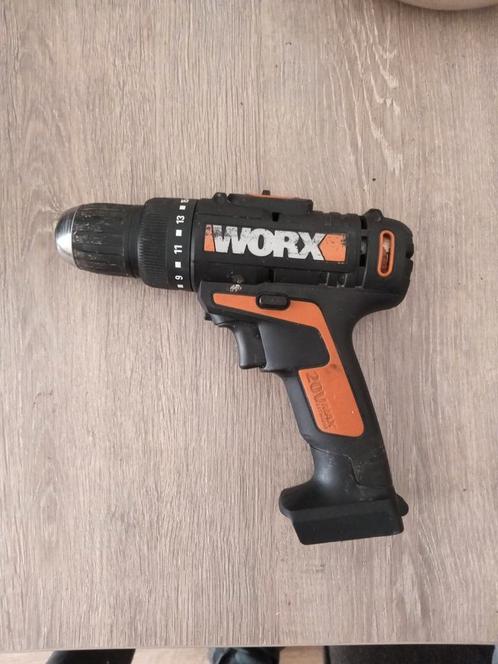Worx 20v max accu schroeftol.  Word geleverd met factuur., Doe-het-zelf en Verbouw, Gereedschap | Boormachines, Zo goed als nieuw