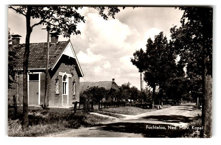 Fochteloo, Ned. Herv. Kapel, Verzamelen, Ansichtkaarten | Nederland, Ongelopen, Friesland, 1960 tot 1980, Verzenden