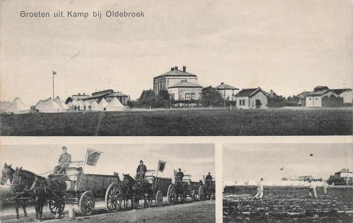AY866 Kamp Oldebroek Kamp militair 1911, Verzamelen, Ansichtkaarten | Nederland, Gelopen, Gelderland, Voor 1920, Verzenden