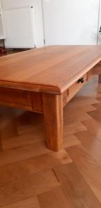 Mooie solide Eiken Salontafel met twee lades 127 x 70 cm, Ophalen, Gebruikt, 100 tot 150 cm, Eikenhout