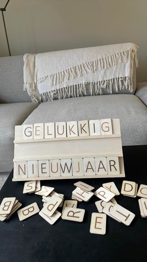 Decoratief Letterbord voor Teksten - Thuis & Klas, Huis en Inrichting, Woonaccessoires | Tekstborden en Spreuken, Ophalen of Verzenden