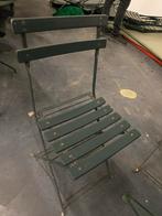 Terrasstoelen/tafeltjes/staantafels, Ophalen of Verzenden, Gebruikt, Metaal, Stapelbaar