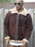 Pall Mall / PME leren lammycoat met afneembare capuchon (M), Bruin, Maat 48/50 (M), Pall Mall PME Legend, Ophalen of Verzenden