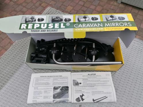 Repusel caravan spiegels met vlak glas!, Caravans en Kamperen, Caravan accessoires, Zo goed als nieuw, Ophalen of Verzenden
