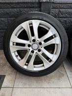 17" Mercedes C-Klasse W204 Velgen met zomerbanden, Auto-onderdelen, Banden en Velgen, Gebruikt, Banden en Velgen, 17 inch, Personenwagen