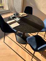 Ronde Eettafel Jysk, Huis en Inrichting, Overige materialen, Gebruikt, 100 tot 150 cm, Rond