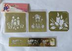 Embossing stencils -messing-, Ophalen, Zo goed als nieuw, Overige thema's, Pons of Mal