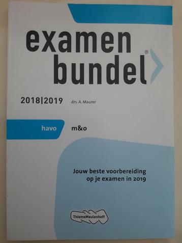Examenbundel havo Management & Organisatie 2018/2019 beschikbaar voor biedingen
