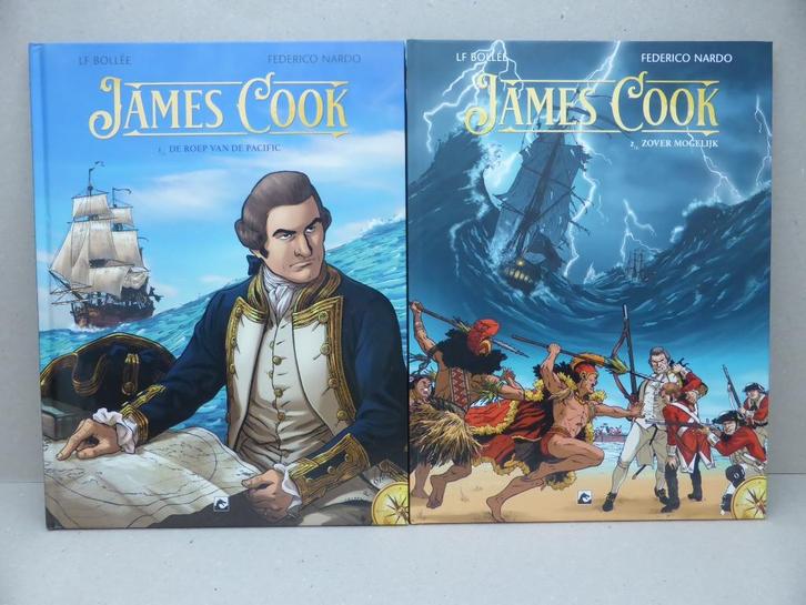 James Cook - HC compleet verhaal in twee delen, Boeken, Stripboeken, Zo goed als nieuw, Complete serie of reeks, Ophalen of Verzenden