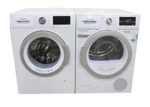 Refurbished Bosch wasmachine & droger - klaar voor gebruik, Witgoed en Apparatuur, Wasmachines, Refurbished, Voorlader, 8 tot 10 kg