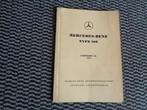 Mercedes Benz 180-B Ponton - Betriebsanleitung Catalog-A, Verzenden