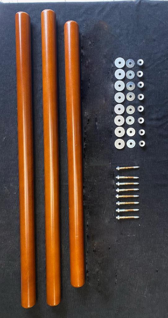 3 x marantie trapleuningen 1 x 87 /  2 x 97 cm cm  50 mm, Doe-het-zelf en Verbouw, Ladders en Trappen, Minder dan 2 meter, Ophalen