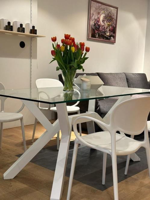 Tafel Mikado Connubia/Calligaris, Huis en Inrichting, Tafels | Eettafels, Nieuw, 50 tot 100 cm, 150 tot 200 cm, Vier personen