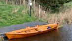 Unieke 2-persoons houten roeiboot, Watersport en Boten, Ophalen, Gebruikt, Hout, Met roeispanen of peddels