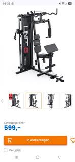 Fitness/kracht apparaat,compleet., Sport en Fitness, Ophalen, Zo goed als nieuw, Metaal, Krachtstation